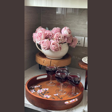Load image into Gallery viewer, Cherry Blossom Round Tray