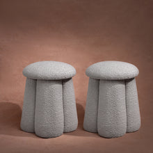 Load image into Gallery viewer, Mushroom Boucle stool (Pair)
