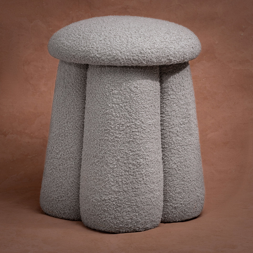 Mushroom Boucle stool (Pair)