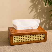 Load image into Gallery viewer, Woven Box Tissue Holder
