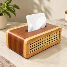 Load image into Gallery viewer, Woven Box Tissue Holder
